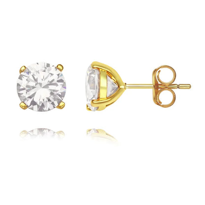 S&G big diamond earrings