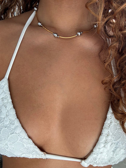 S&G choker Snecklace