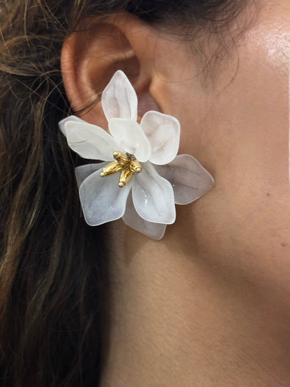 Tropic flower earrings