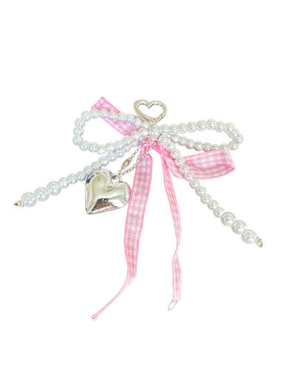 Bow coquette key chain