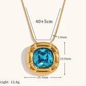 Royal zircon necklace